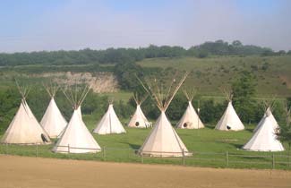 Camp Indien à Indian's Vallée